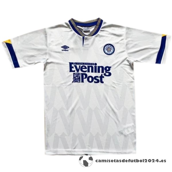 Casa Camiseta Leeds United Retro 1991 1992 Blanco Venta Replicas
