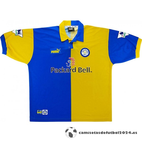 Casa Camiseta Leeds United Retro 1998 1999 Amarillo Venta Replicas