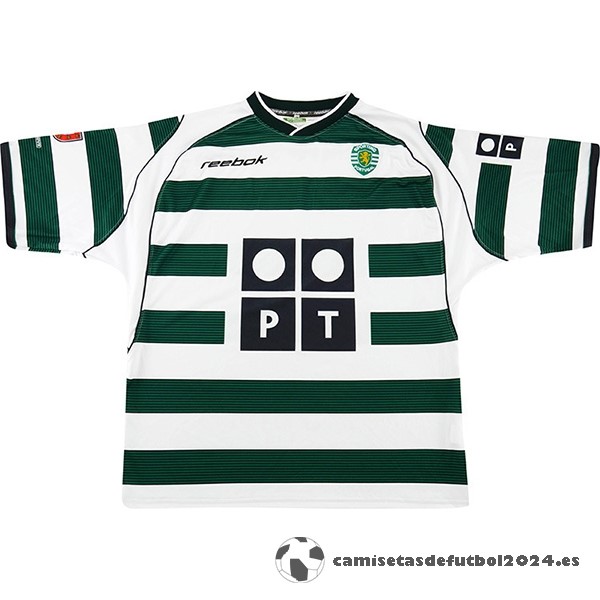 Casa Camiseta Lisboa Retro 2002 2003 Verde Venta Replicas