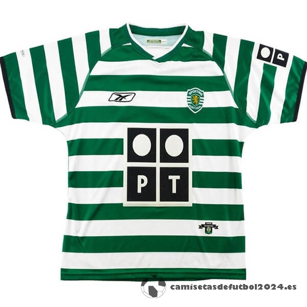 Casa Camiseta Lisboa Retro 2003 2004 Verde Venta Replicas