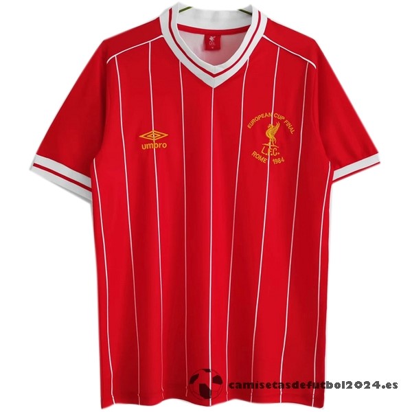 Casa Camiseta Liverpool Retro 1981 1984 I Rojo Venta Replicas