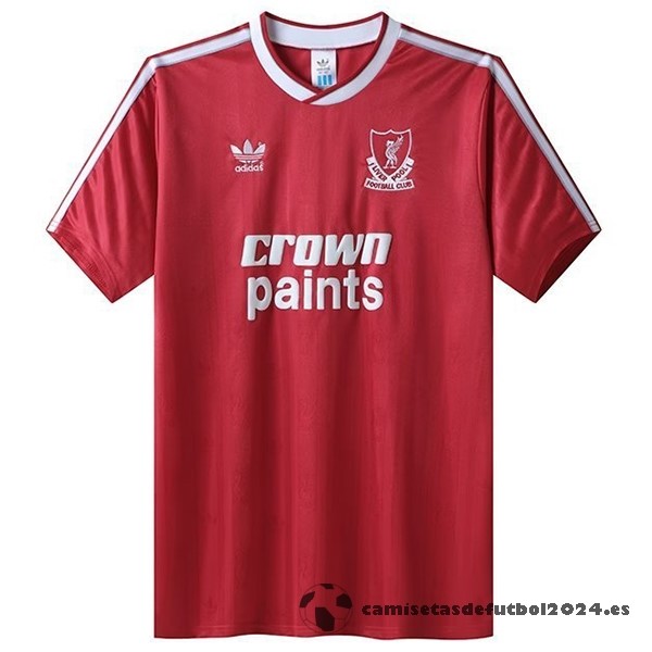 Casa Camiseta Liverpool Retro 1987 1988 Rojo Venta Replicas