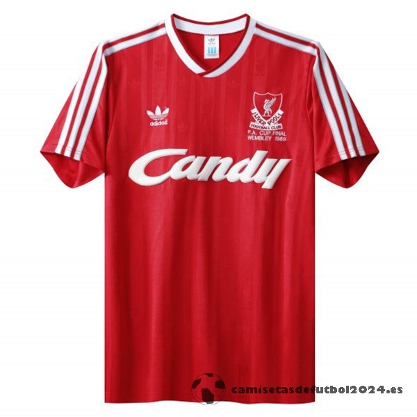 Casa Camiseta Liverpool Retro 1988 1991 Rojo Venta Replicas