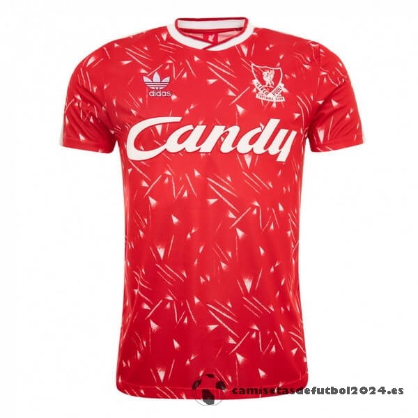Casa Camiseta Liverpool Retro 1989 1990 Rojo Venta Replicas