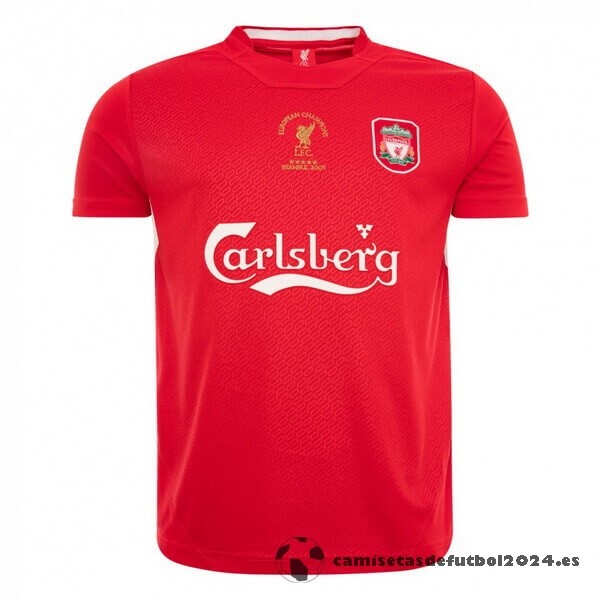 Casa Camiseta Liverpool Retro 2005 2006 Rojo Venta Replicas