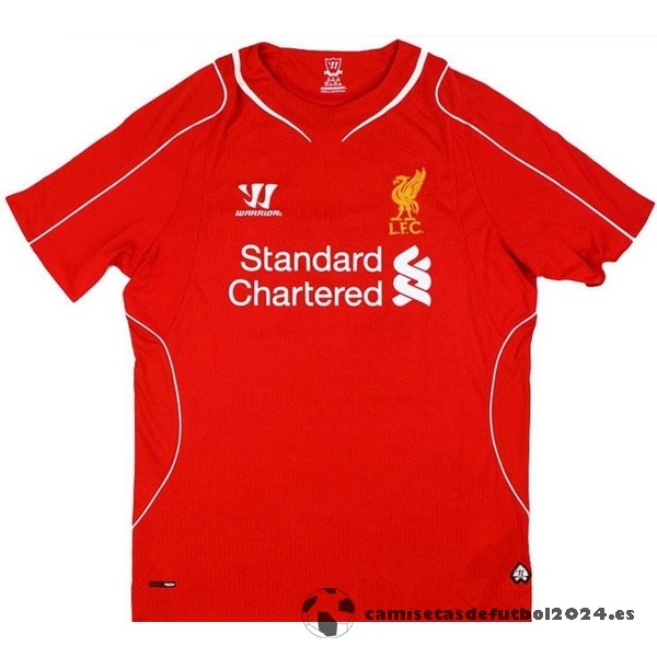 Casa Camiseta Liverpool Retro 2014 2015 Rojo Venta Replicas