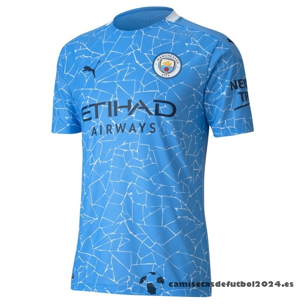 Casa Camiseta Manchester City Retro 2020 2021 Azul Venta Replicas