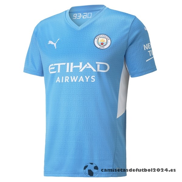 Casa Camiseta Manchester City Retro 2021 2022 Azul Venta Replicas