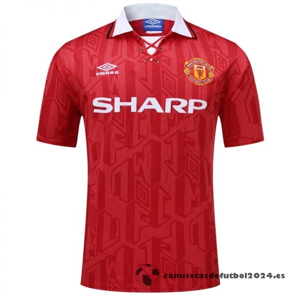 Casa Camiseta Manchester United Retro 1994 Rojo Venta Replicas