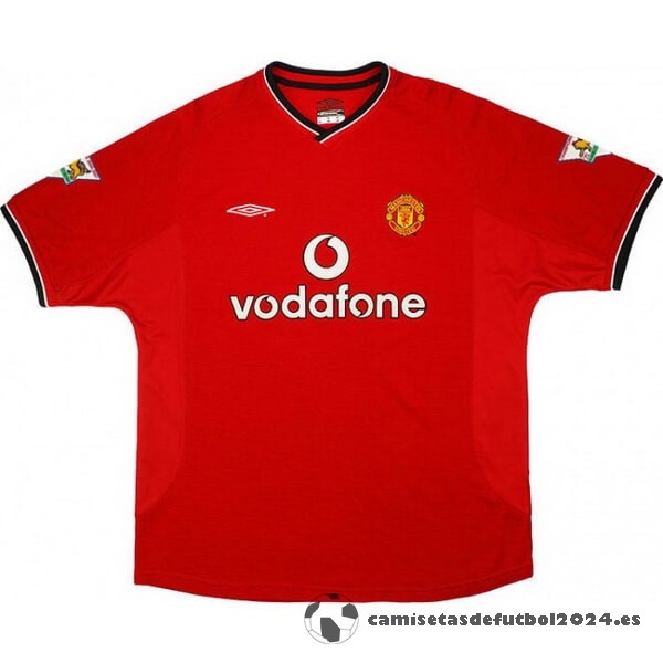 Casa Camiseta Manchester United Retro 2000 2002 Rojo Venta Replicas