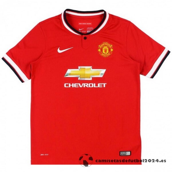 Casa Camiseta Manchester United Retro 2014 2015 Rojo Venta Replicas