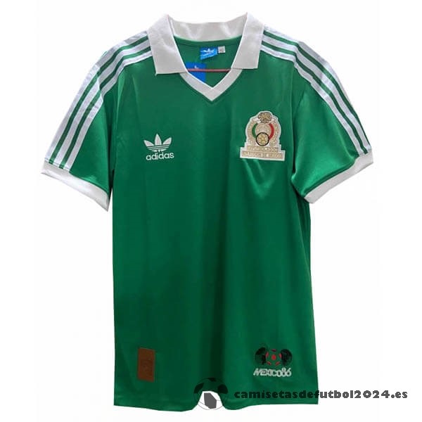 Casa Camiseta Mexico Retro 1986 Verde Venta Replicas