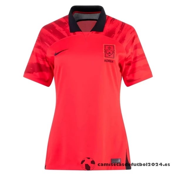 Casa Camiseta Mujer Corea 2022 Rojo Venta Replicas
