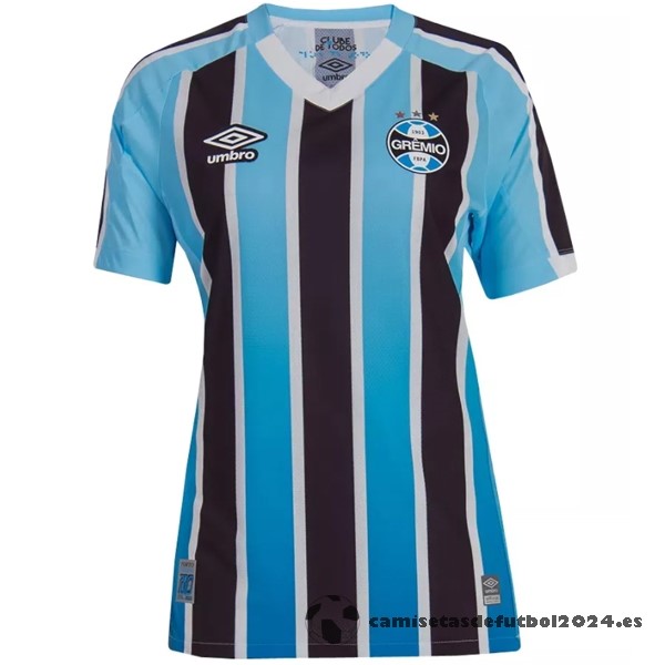 Casa Camiseta Mujer Grêmio FBPA 2022 2023 Azul Venta Replicas