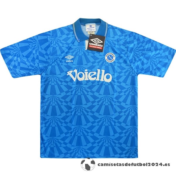 Casa Camiseta Napoli Retro 1991 1993 Azul Venta Replicas