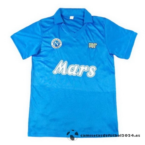 Casa Camiseta Napoli Retro 1998 1999 Azul Venta Replicas