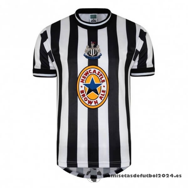Casa Camiseta Newcastle United Retro 1997 1998 Negro Blanco Venta Replicas