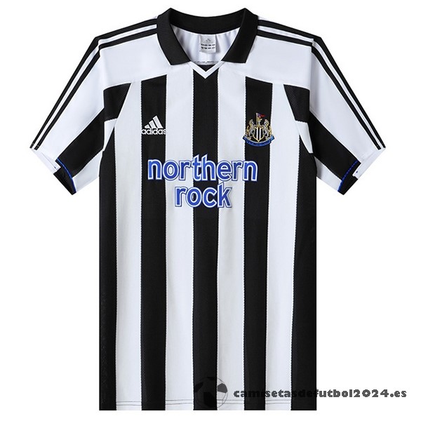 Casa Camiseta Newcastle United Retro 2003 2005 Negro Blanco Venta Replicas