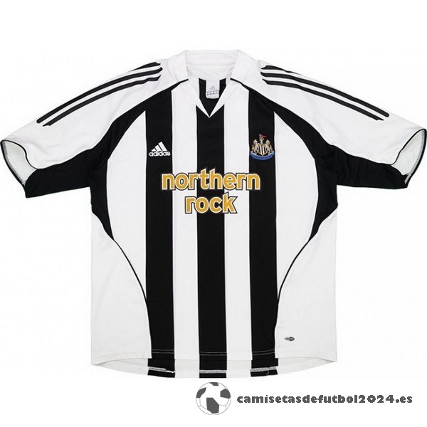 Casa Camiseta Newcastle United Retro 2005 2006 Negro Blanco Venta Replicas