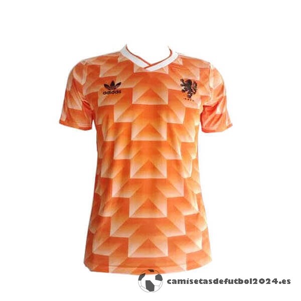Casa Camiseta Países Bajos Retro 1988 Naranja Venta Replicas