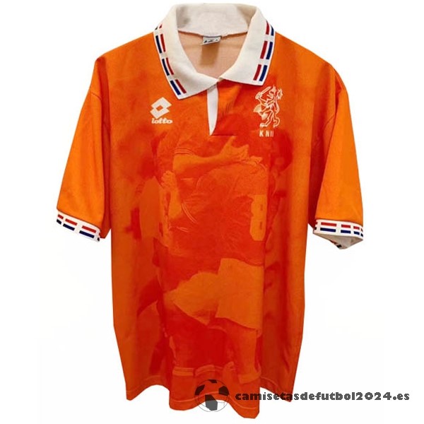 Casa Camiseta Países Bajos Retro 1996 Naranja Venta Replicas