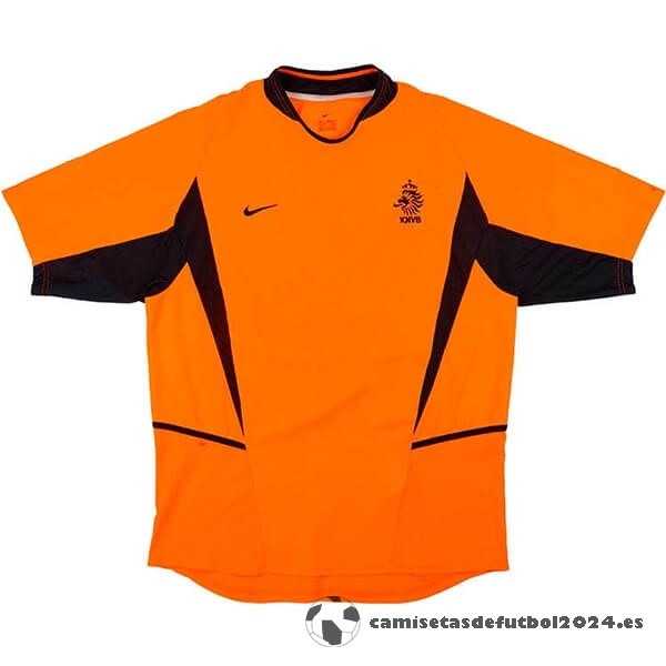 Casa Camiseta Países Bajos Retro 2002 Naranja Venta Replicas