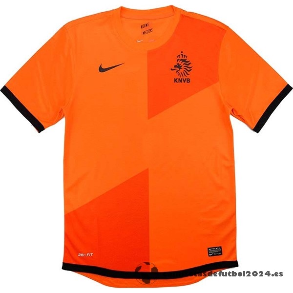 Casa Camiseta Países Bajos Retro 2012 Naranja Venta Replicas
