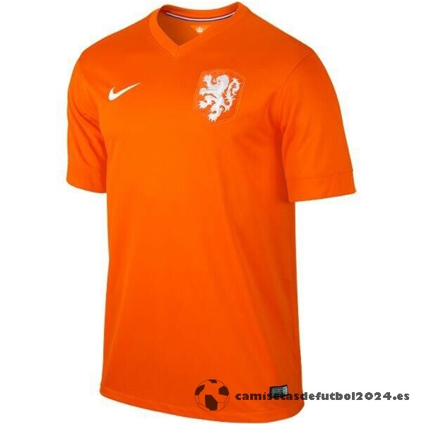 Casa Camiseta Países Bajos Retro 2014 Naranja Venta Replicas