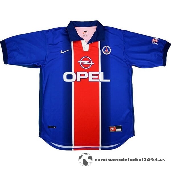Casa Camiseta Paris Saint Germain Retro 1998 1999 Azul Venta Replicas
