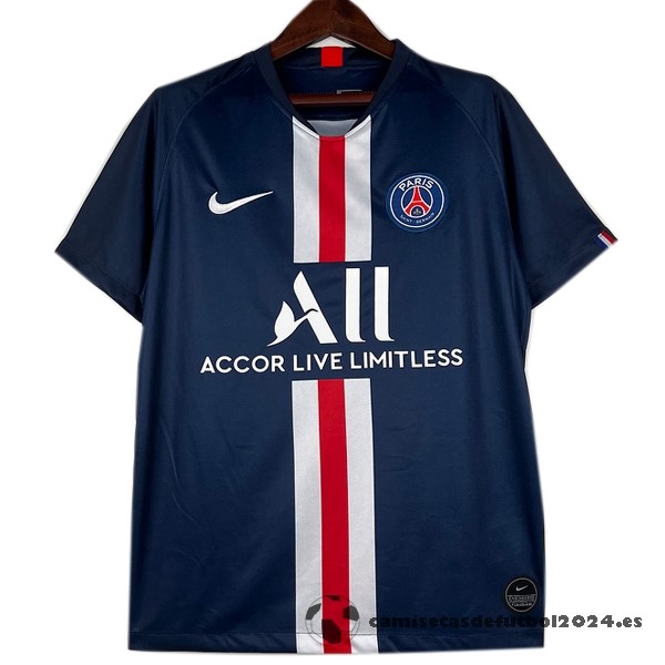 Casa Camiseta Paris Saint Germain Retro 2019 2020 Azul Venta Replicas