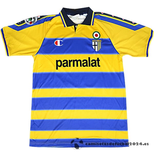 Casa Camiseta Parma Retro 1999 2000 Azul Amarillo Venta Replicas