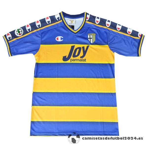 Casa Camiseta Parma Retro 2001 2002 Azul Amarillo Venta Replicas