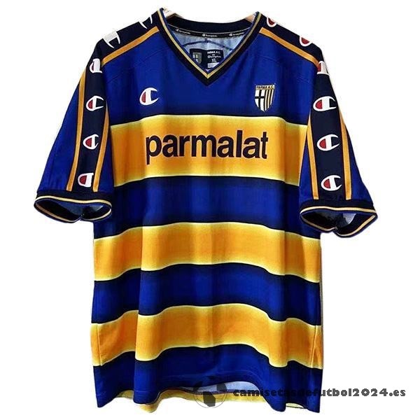 Casa Camiseta Parma Retro 2002 2003 Azul Amarillo Venta Replicas
