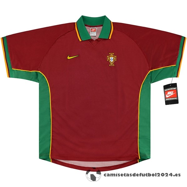 Casa Camiseta Portugal Retro 1998 Rojo Venta Replicas