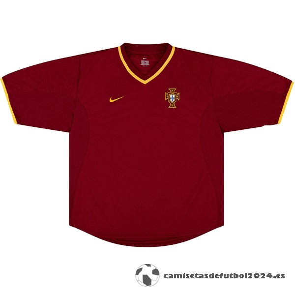Casa Camiseta Portugal Retro 2000 Rojo Venta Replicas