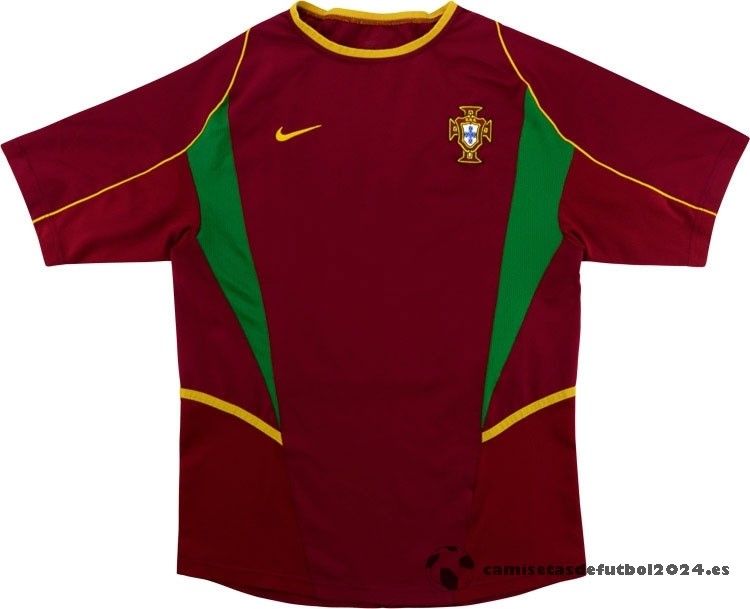 Casa Camiseta Portugal Retro 2002 Rojo Venta Replicas