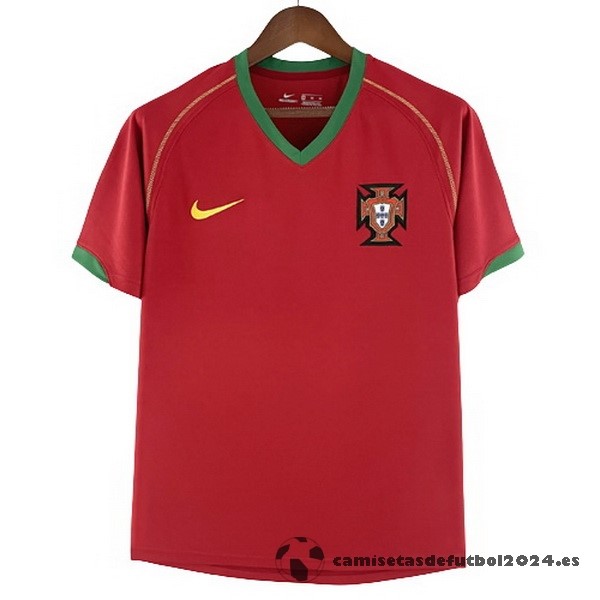 Casa Camiseta Portugal Retro 2006 Rojo Venta Replicas