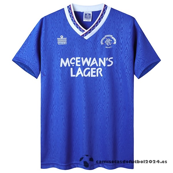 Casa Camiseta Rangers Retro 1990 1992 Azul Venta Replicas