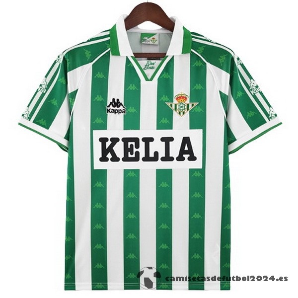 Casa Camiseta Real Betis Retro 1996 1997 Verde Blanco Venta Replicas