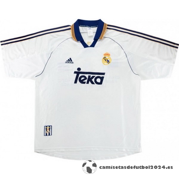Casa Camiseta Real Madrid Retro 1999 2000 Blanco Venta Replicas