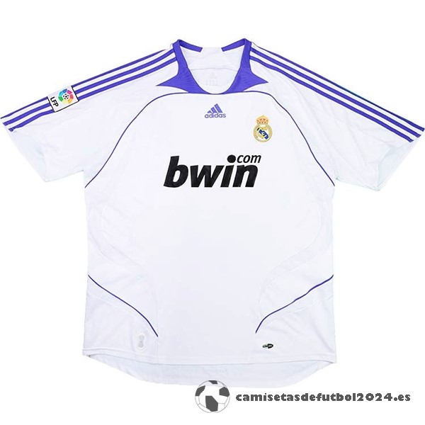 Casa Camiseta Real Madrid Retro 2007 2008 Blanco Venta Replicas
