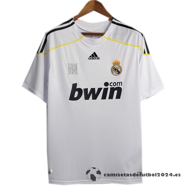 Casa Camiseta Real Madrid Retro 2009 2010 Blanco Venta Replicas