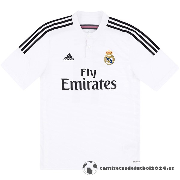 Casa Camiseta Real Madrid Retro 2014 2015 Blanco Venta Replicas