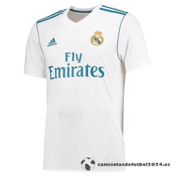 Casa Camiseta Real Madrid Retro 2017 2018 Blanco Venta Replicas