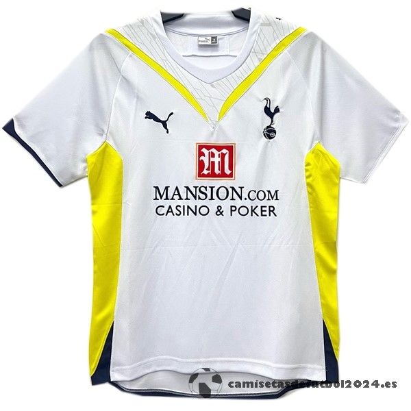 Casa Camiseta Tottenham Hotspur Retro 2009 2010 Blanco Venta Replicas