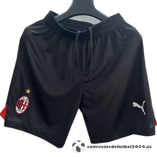 Casa Jugadores Pantalones AC Milan 2023 2024 Negro Venta Replicas