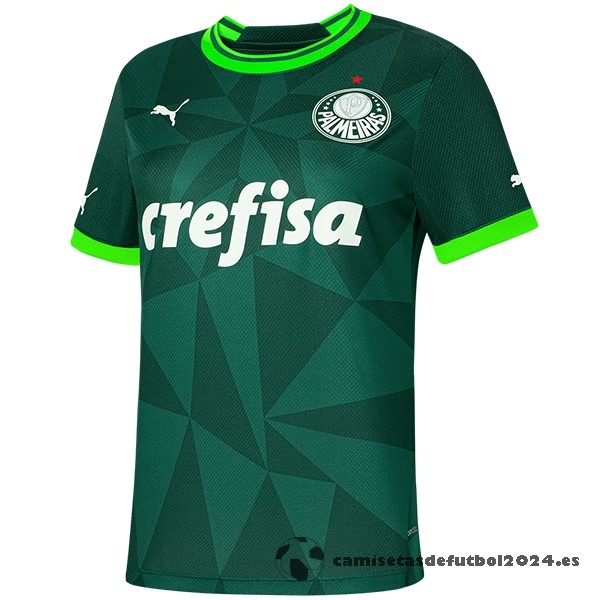 Casa Mujer Camiseta Palmeiras 2023 2024 Verde Venta Replicas
