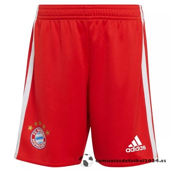 Casa Pantalones Bayern Múnich 2022 2023 Rojo Venta Replicas