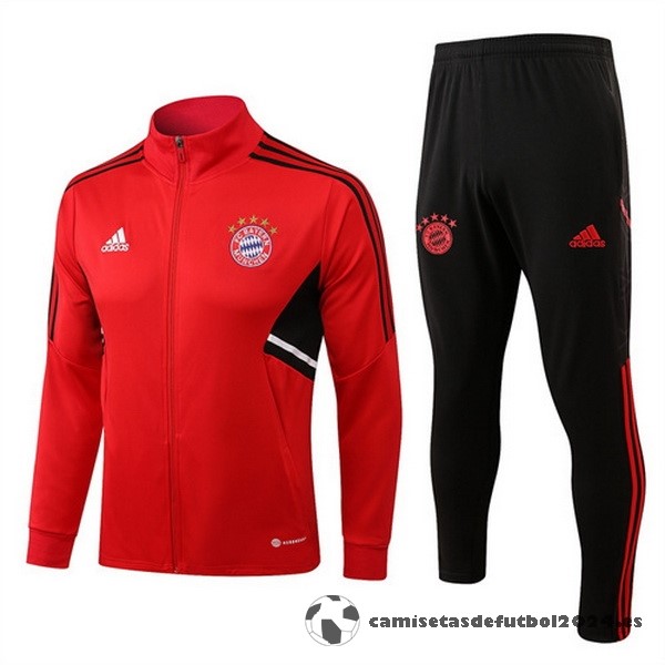 Chandal Bayern Múnich 2022 2023 Rojo I Negro Venta Replicas