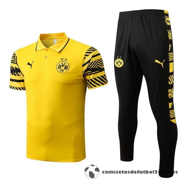 Conjunto Completo Polo Borussia Dortmund 2022 2023 Amarillo Negro Venta Replicas